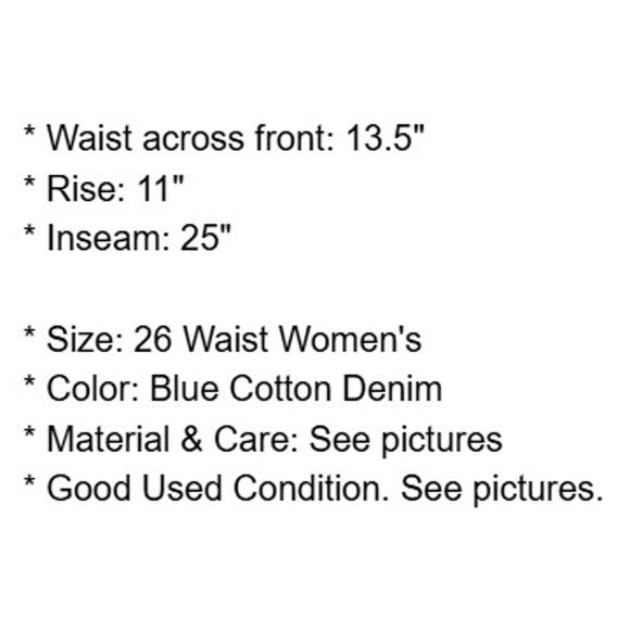 Agolde Jeans Womens 26 Waist Blue Cotton Denim Crop Customized Patchwork AG - Picture 4 of 16